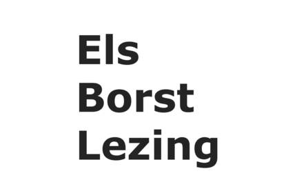 Els Borst Lezing